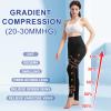 20-30mmHg Footless Medical Compression Pantyhose (Black, XL) view 2