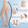 20-30mmHg Footless Medical Compression Pantyhose (Beige, L) view 4