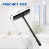 15.9" Window Squeegee for Car,2 in 1 Window Cleaner with Long Stainless Steel Handle,Sponge Car Squeegee for Gas Station, Glass,Shower,Outdoor High Window Cleaning (15.9") view 4