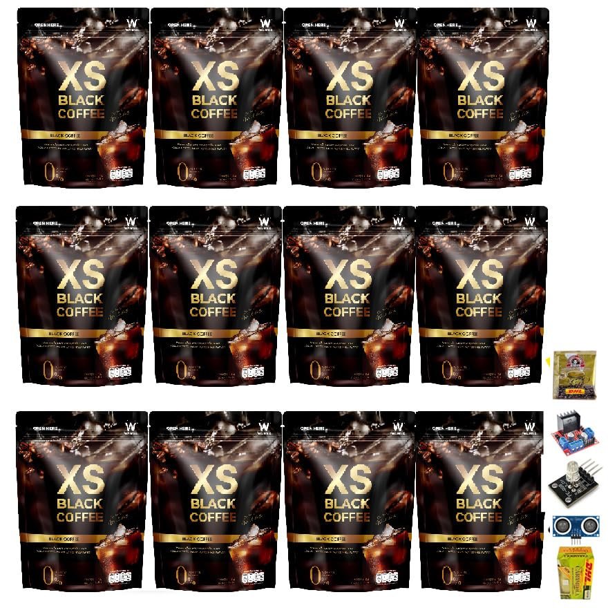 NineLife Basics Good Shape Delicious Mellow XS Black Coffee 10 Sachets/Pack (50g) Arabica Roasted Snack Set 12 No0617897894 By Beautygoodshop [Get Free For You Beauty Gifts], Large