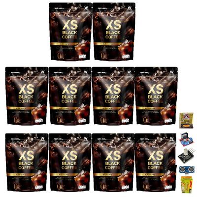 NineLife Basics XS Black Coffee 10 Sachets/Pack (50g) Arabica Roasted Snack Good Shape Delicious Mellow Set 10 No0614289956 By Beautygoodshop [Get Free For You Beauty Gifts], Large