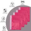 4 Pack Satin Mask Strap Covers, Face Cushion Cover for Strap Headgear, Universal and Reusable Comfort Pads, C Papa Accessories & Supplies Mask Cover Headgear Pads for Reducing Red Marks (Rose Red) view 3