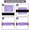 4 Pack Satin Mask Strap Covers, Face Cushion Cover for Strap Headgear, Universal and Reusable Comfort Pads, C Papa Accessories & Supplies Mask Cover Headgear Pads for Reducing Red Marks (Purple) view 3