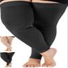 ABSOLUTE SUPPORT 6XL Plus Size Compression Footless Stockings 20-30mmHg - Extra Large Unisex Opaque Compression Support Sleeve for Pregnancy, Diabetic, Sclerotherapy, Arthritis - Black, 6X-Large view 1