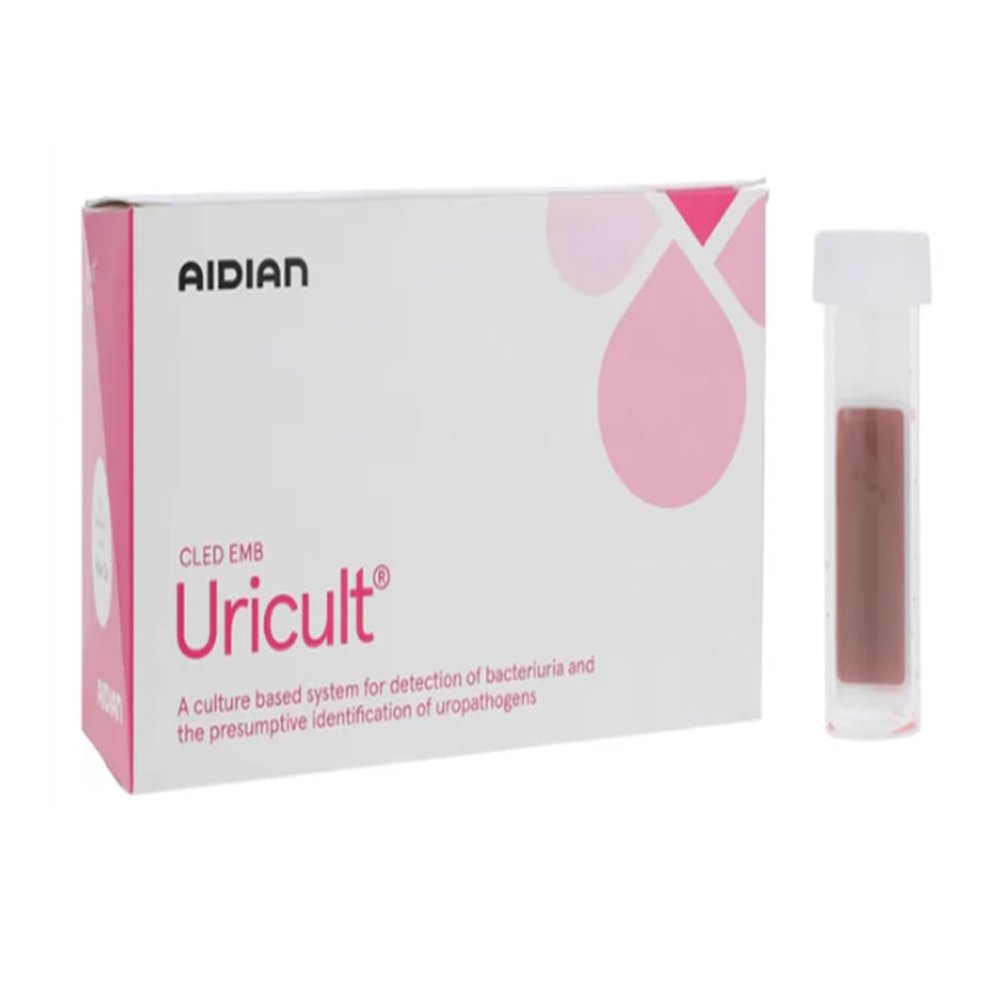 LifeSign Uricult CLED/EMB Urinary Tract Infection Detection, in-Office Medium Culture Biplate System (10 Tests/Box)