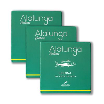 Artesanos Alalunga Seabass in Olive Oil | 3 x 138g Tin