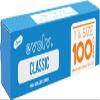 Evolv Classic Brown Pre Rolled Cones Rolling Paper | Size: 1 1/4 (84/26mm) | 100 Count Case | Unbleached, Slow Burning Natural Cones | Artisan Crafted view 1