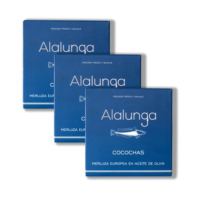 Artesanos Alalunga Hake Cheeks in Olive Oil | 3 x 134g Tin