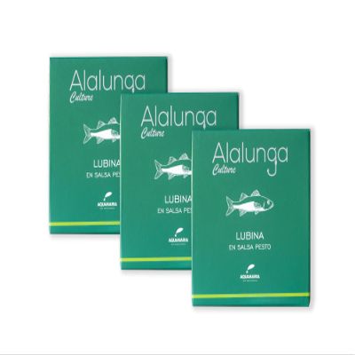 Artesanos Alalunga Seabass with Pesto Sauce | 3 x 138g Tin