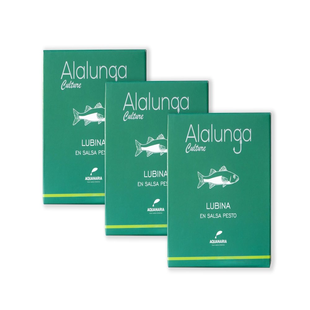 Artesanos Alalunga Seabass with Pesto Sauce | 3 x 138g Tin