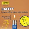 Clipper Lighter  Pop Cover Spring - 30ct - Safe Butane Clipper Lighter - Refillable Lighters - Reusable Lighters - Soft Flame Kitchen Lighter - Large CP11 view 4