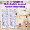 15 Pack Disposable Power Mop Refills for Swiffer Power Mop Multi-Surface & Wood Mopping Pad,Spray Wet Pads Refills, PowerMop Pads for Floor Cleaning(Quick-Absorb, No Residue) view 2