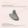 NineLife Basics Wholesale Natural Crystal Shungite Gua Sha Scraping Massage Tools Natural Shungite Guasha Board for sale, Black view 2