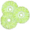 3 Pack Mop Head Replacement Compatible with Libman All-in-One Spin Mop, Microfiber Spin Mop Replacement Head, Easy to Replace, Machine Washable view 1