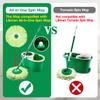 3 Pack Mop Head Replacement Compatible with Libman All-in-One Spin Mop, Microfiber Spin Mop Replacement Head, Easy to Replace, Machine Washable view 2