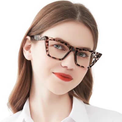 OCCI CHIARI 2.75 Cat Eye Reading Glasses Wide Frame Readers Women Vision Eye Glasses(Gray 1.0 1.25 1.5 1.75 2.0 2.25 2.5 2.75 3.0 3.5 4.0 5.0 6.0)