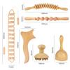 6-in-1 Wood Therapy Massage Tools  Lymphatic Drainage Massager Maderoterapia Kit Wooden Massager Body Sculpting Tools for Muscle Pain Relief - Wood Therapy Tools for Body Contouring and Shaping view 2