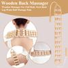 6-in-1 Wood Therapy Massage Tools  Lymphatic Drainage Massager Maderoterapia Kit Wooden Massager Body Sculpting Tools for Muscle Pain Relief - Wood Therapy Tools for Body Contouring and Shaping view 4