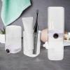 TOVINANNA Travel Toothbrush Organizer Portable Toothbrush Case Toothpaste Holder Dual Travel Cup and Toothpaste Storage Lightweight Bathroom Essential view 4