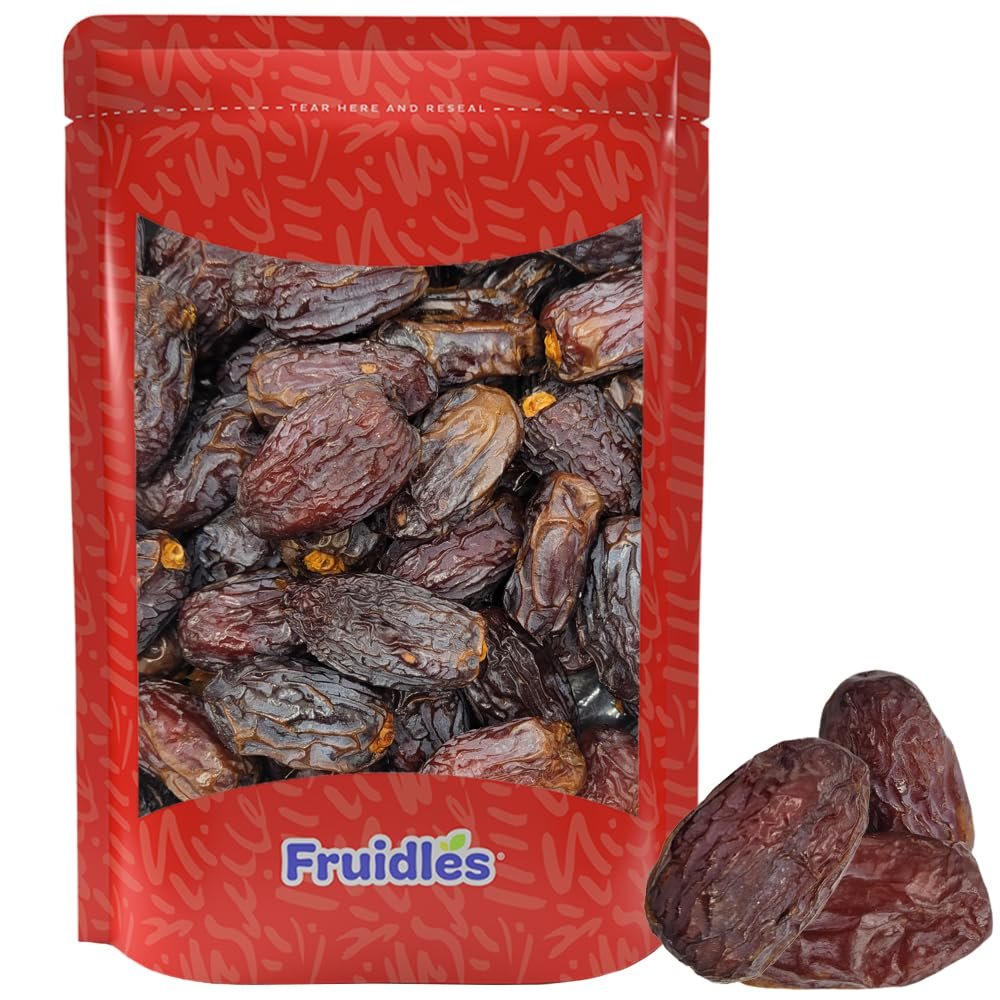 Fruidles Dried, NON-GMO Chewy, And Firm Dehydrated Medjool Dates (2 Pounds)