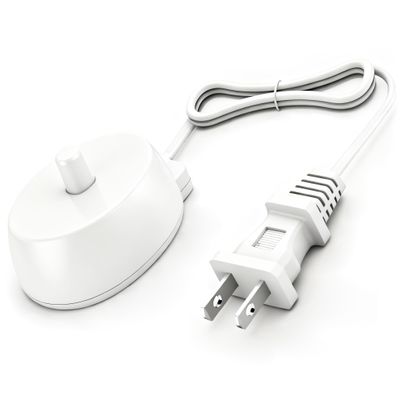 Charger Replacement for Oral B Base Compatible with Braun Electric Toothbrush IO Series 3 4 5 6, 3757, 1000, 1500, 2000, 3000, 5000, 7500, Genius Waterproof Power Cord Cable