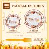 Havawish 180 PCS Fall Paper Plates and Forks Pumpkin Flower Wreath Plate Thanksgiving Disposable Plates Bulk Include 7 Inch 9 Inch Fall Wreath Harvest Party Tableware Set for Theme Party Supplies view 2