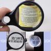 Magnifier Handheld 10X Illumination Magnifier Assisted Mirror 20X with Led Light Hd Lens for Book Reading, Jewelry Identification, Watch, DIY Crafts Engraviand Repair, White view 2