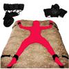 Bed Restraints for Couples Under King Mattress Bed Bonage Straps for Adult Couples Sex Ties Restraints Spreader Bar Blindfold and Hand Ties Sex Hand Cuff for Bedroom for Adult Play Toys Sweatshirt view 1