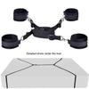 Bed Restraints for Couples Under King Mattress Bed Bonage Straps for Adult Couples Sex Ties Restraints Spreader Bar Blindfold and Hand Ties Sex Hand Cuff for Bedroom for Adult Play Toys Sweatshirt view 2