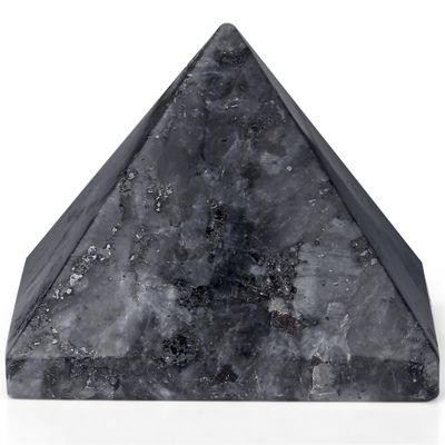 YATOJUZI 2" Black Labradorite Crystal Natural Crystals and Healing Stones Labradorite Black Gemstones for Meditation Reiki Energy Balancing Good Luck Gifts 1PCS