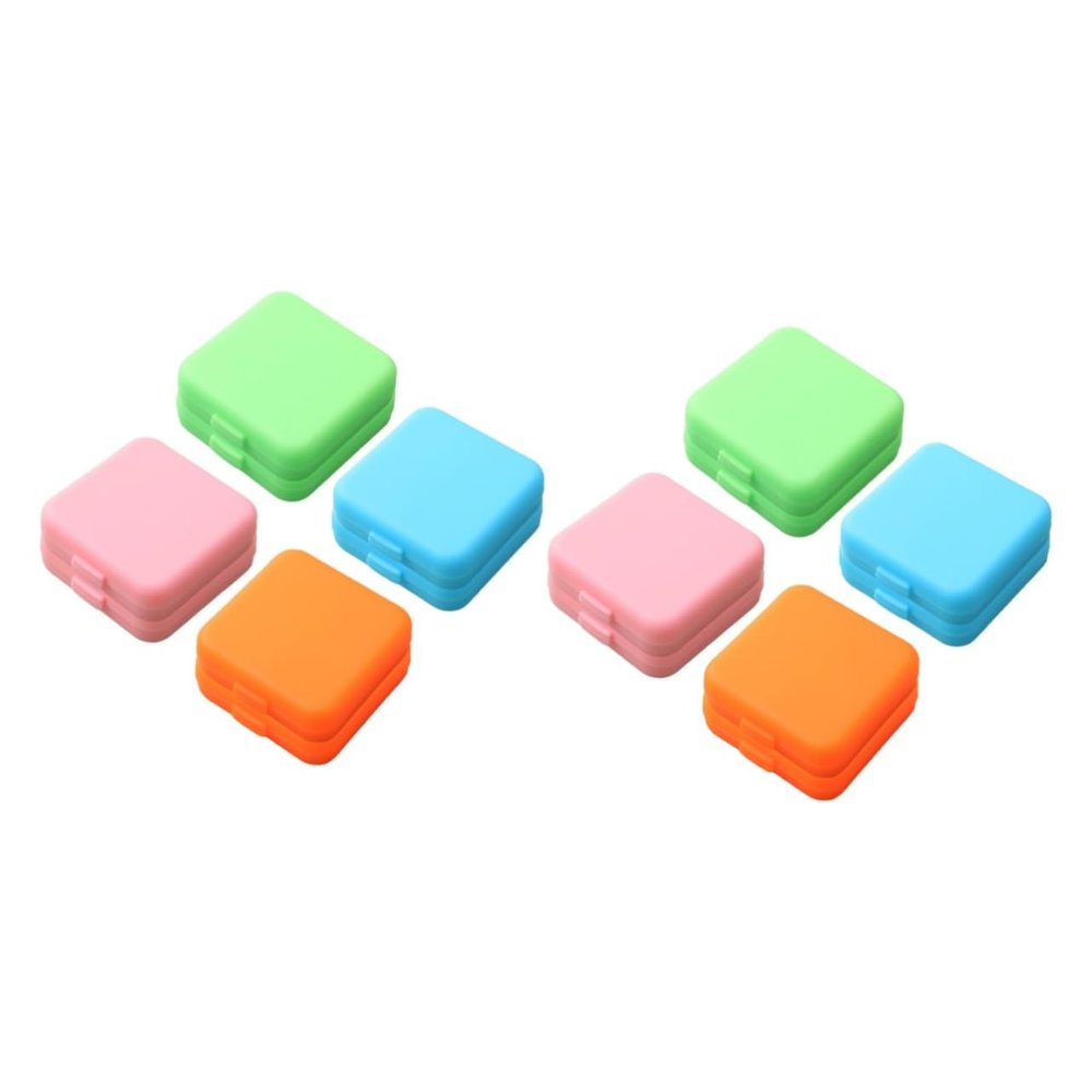 NOLITOY 16pcs Small Travel Container Pill Organizer Medicine Storage Holder Travel Material