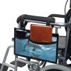 LedBack Wheelchair Bag Retro Flower Wheelchair Side Bag Walker Bag Walker Wheel Chair Accessories for Electric Wheelchairs Rollator, Sea Dolphin view 3