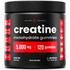 NutraChamps 120 Creatine Gummies for Men & Women - 5g Sugar Free Chewable Creatine Monohydrate Gummies - Supports Protein Synthesis, Muscle Recovery & Workout Performance view 1
