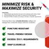 1.5qt (2PK) Mail-in Take Back Sharps Containers with Destruction Services for Safe & Environmentally-Responsible Needle Disposal | Home, Personal, Travel, and Professional Use view 3