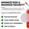 1.5qt (6PK) Mail-in Take Back Sharps Containers with Destruction Services for Safe & Environmentally-Responsible Needle Disposal | Home, Personal, Travel, and Professional Use view 3