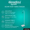 CPAPology Houdini Escape CPAP Hose Support System | CPAP Bedside Holds Underneath Mattress view 2