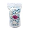 Smarty Stop Jordan Almonds Candy  Pastel Candy-Coated Almonds, Edible Confectionery Snack (Blue & White - Pastel Colors, 1 Pound (Pack of 1)) view 3
