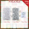 Gloreyan 8.8oz Christmas Crinkle Cut Paper Shred, Xmas Metallic Silver White Raffia Paper Sherd Filler Grass with Snowflake Confetti Decoration for Gift Wrapping Basket Filling Birthdays Weddings Party Supply view 2