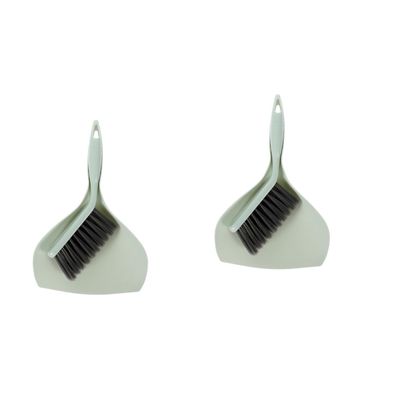 Amosfun 2sets Small Desktop Broom and Dustpan Handheld Cleaning Brush for Efficient for Desktops and Corners Space-Saving Storage Cute Design for Indoor Use