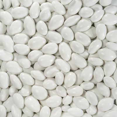 Smarty Stop Jordan Almonds Candy Pastel Candy-Coated Almonds, Edible Confectionery Snack (White - Pastel Colors, 1 Pound (Pack of 1))