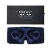 DROWSY Eyelash Protecting Silk Sleep Mask for Natural Lashes & Extensions. Deep Eye Cups, Zero Pressure, Total Blackout, Full Wraparound (Midnight Blue) view 1