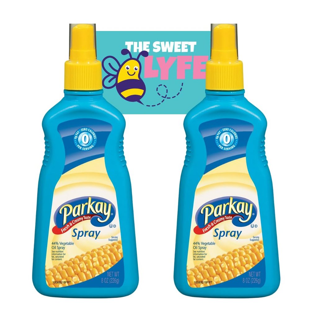 Parkay Vegetable Oil Spray 8oz - 2 Pack: Bundled with The Sweet Lyfe Fridge Magnet
