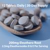 Sun Chlorella Sun Ukogi Eleuthero Root 200 mg Siberian Ginseng Supplement - Natural Adaptogen Well Being & Endurance Supplement for Women & Men - Non-GMO - 240 Tablets view 4