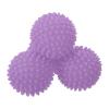 uxcell 4pcs Reusable Laundry Dryer Balls Vinyl Drying Balls for Reduce Wrinkles Static Fabric Softener Reduce Drying Time Save on Energy, Purple view 1