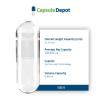 CapsuleDepot - Clear Size 0 Empty Capsules - 10,000 Count Empty Gelatin Capsules - Empty Pill Capsules - DIY Capsule Filling - Fillable Pill Capsules Empty Gel Caps view 2