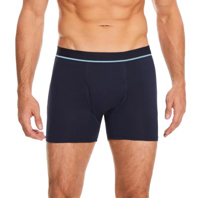 ShieldEase Men's Incontinence Underwear, Boxer Briefs, Blue S, 3 Pack