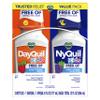 VICKS Kids DayQuil & NyQuil Cold & Cough Relief Liquid Co-Pack, Free of Artificial Dyes & Sugar, Multi-Symptom Relief of Cough, Sneezing, Runny Nose, Mucus, and Chest Congestion, for Ages 6+, 2x6oz view 1