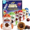 Kaidoo Kids Choco Comets - Chocolate Filled Energy Balls, Natural High Protein High Fiber, Dye & Preservative Free, No Added Sugar, 7+ Space Activities, Healthy Snack Bites for School Lunch view 1