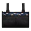 Cugasmaru Lily Flower Wheelchair Armrest Accessories Pouch Wheelchair Side Bag Armrest Pouch Small Beach Chair Organizer Free Your Hands view 2