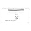 2Pairs Eyeglass End Tips Silicone Ear Sock Pieces Tube Sleeve Eyewear Tip Retainers Comfortable Replacement for Thin Metal Glasses Legs view 2